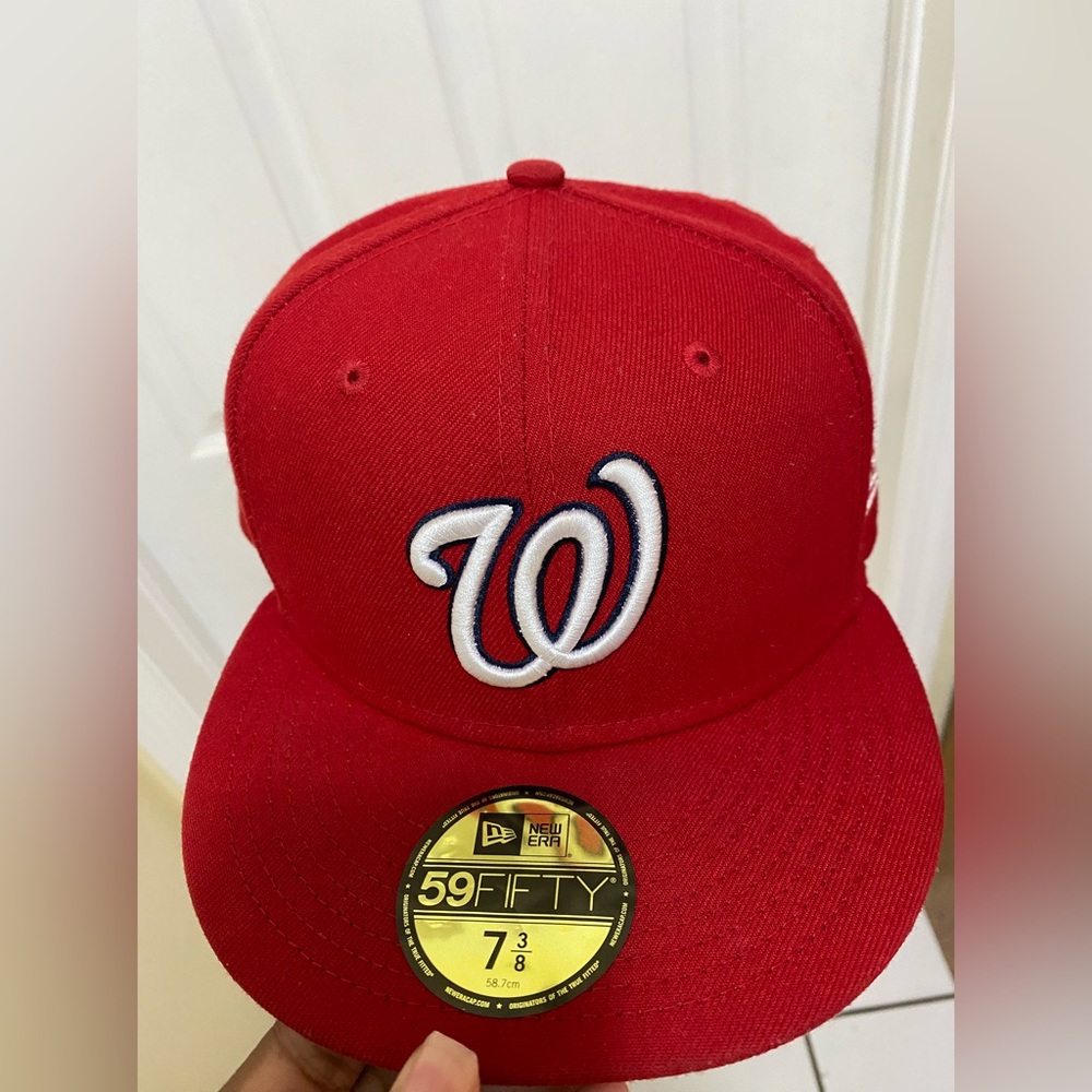 New Era Red Washington Fitted hat